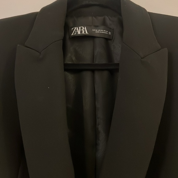 Zara one button long blazer/coat - Picture 2 of 9